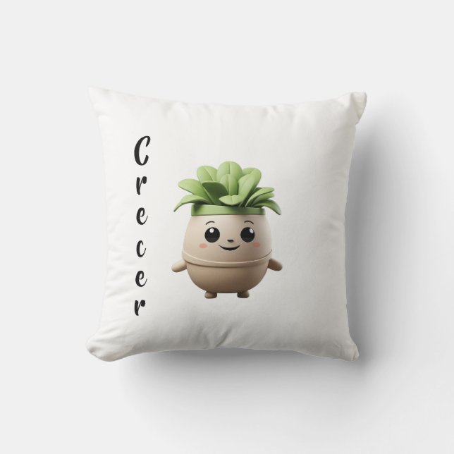 Coussin Cojín Pipo Crecer – Decoración Consciente (Recto)
