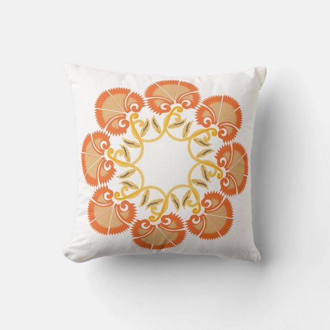 Coussin Cojín rueda de claveles (Recto)