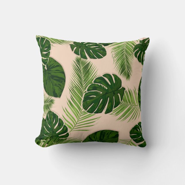 Coussin Cojín tropical de decoración. (Recto)