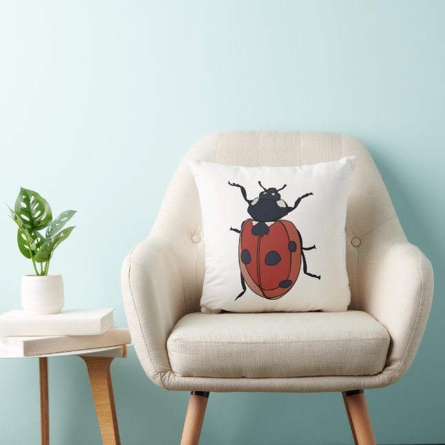 Coussin Coléoptères Insecte Coccinelle Coléoptères (Chaise)