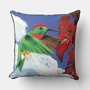 Coussin Colibri
