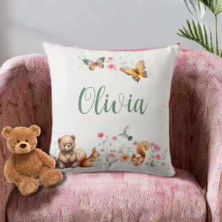Coussin Colibri et amis