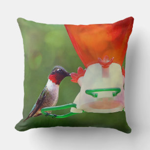 Coussin Colibri Ruby Throsé