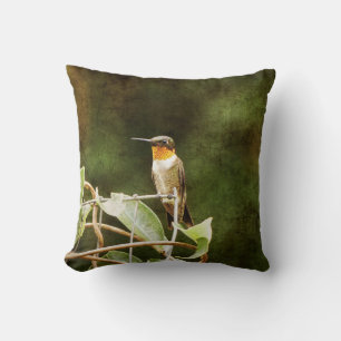 Coussin Colibri Ruby Throsé