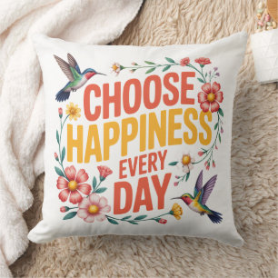 Coussin Colibris du bonheur