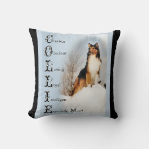 Coussin Colie Est... Rough Collie Love Art
