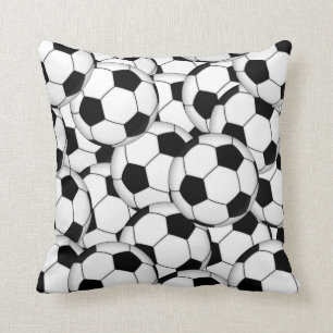 Coussin Collage de ballon de football