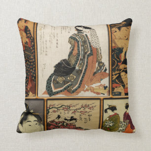 Coussin Collage de Geisha