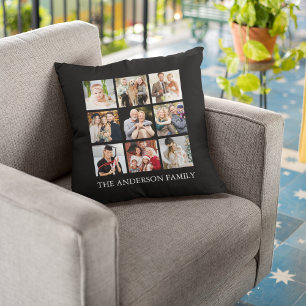 Coussin Collage de photos de famille - Choisissez votre co
