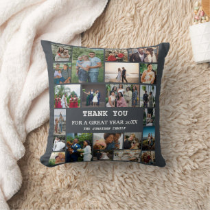 Coussin Collage de photos de famille Conserver la fin de