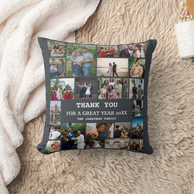 Coussin Collage de photos de famille | Conserver la fin de (Couverture)