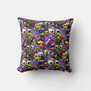 Coussin Collage de photos Pansy : Kaleidoscope de la beaut