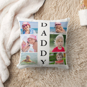 Coussin Collage photo de papa