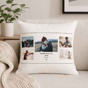 Coussin Collage Photo de Papa – Personnaliser