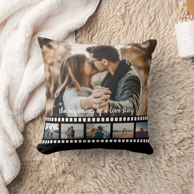 Coussin Collage photo Love Couple (Couverture)