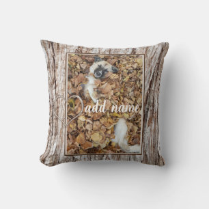 Coussin collage photo moderne de chien
