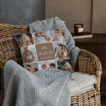Coussin Collage Photo Papa We Love You Happy Fête des père<br><div class="desc">Un collage photo est une collection d'images arrangées ensemble d'une manière visuellement agréable, et il peut être un excellent moyen de célébrer des occasions spéciales comme la Fête des pères. Dans ce collage particulier, nous avons compilé plusieurs photos qui capturent les souvenirs d'amour que nous avons partagés avec notre père...</div>