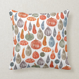 Coussin Collection Citrouille couleur aquarelle