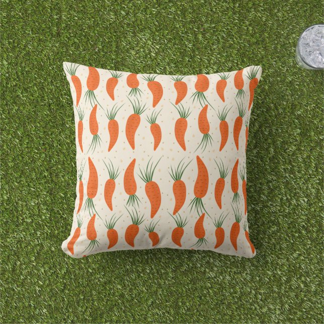 Coussin Collection de carottes botaniques (Herbe)