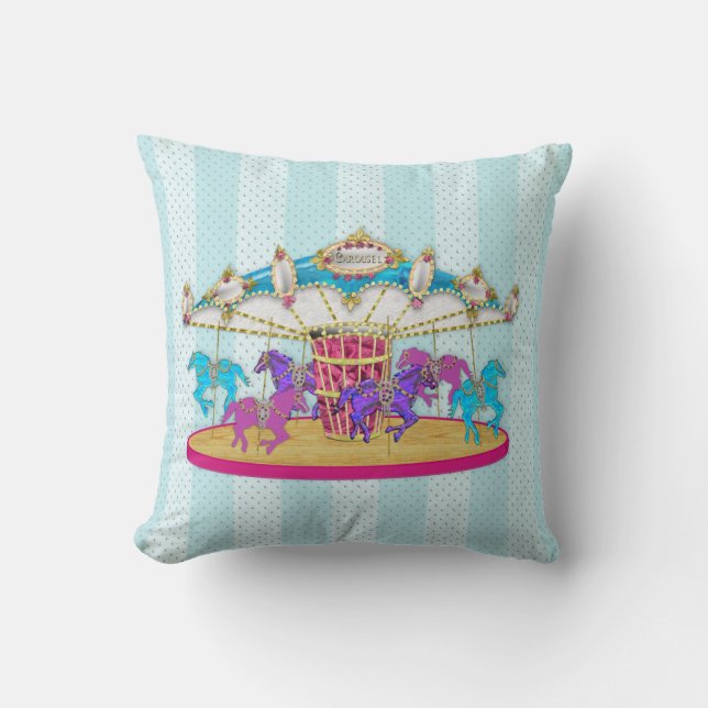 Coussin - Collection de carrousel - Foyer-aller (Recto)