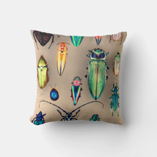 Coussin Collection de coléoptères