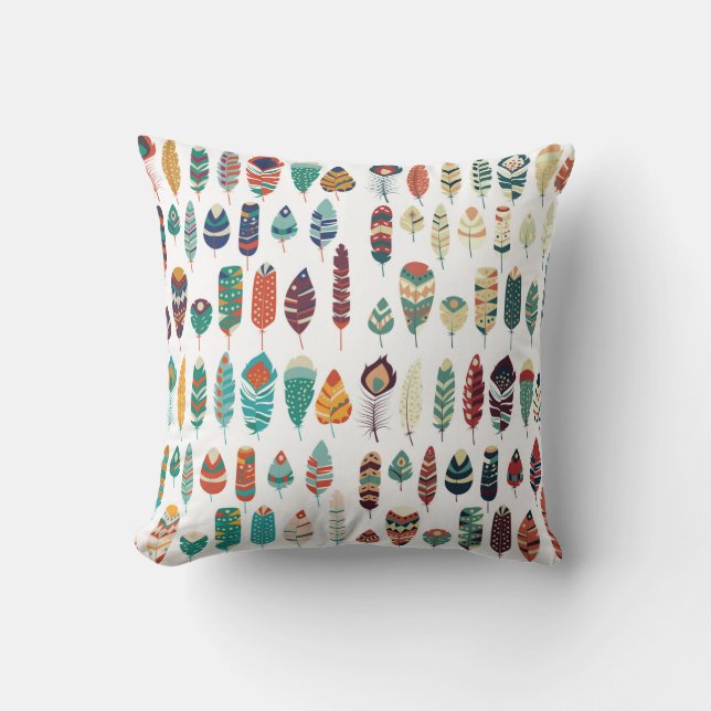 Coussin Collection de dessins ethniques tribaux vintages d (Recto)
