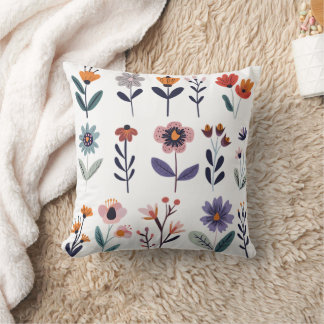 Coussin Collection de fleurs vectorielles