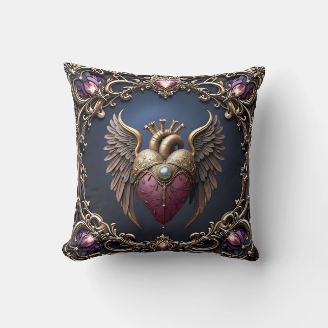 Coussin Collection de mariage gothique victorien (Recto)