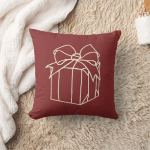 Coussin Collection de Noël simple - Présente