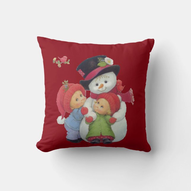 Coussin Collection de Noël Suzanne Elizabeth (Recto)