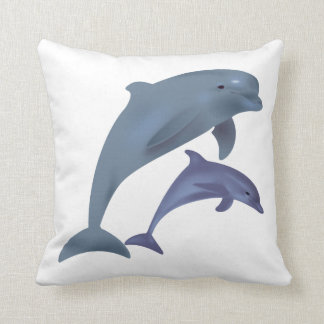 Coussin Collection de plage : Dauphin