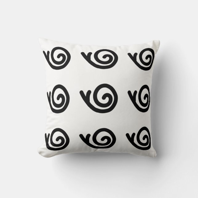Coussin Collection de Snailz - contraste lumineux (Recto)