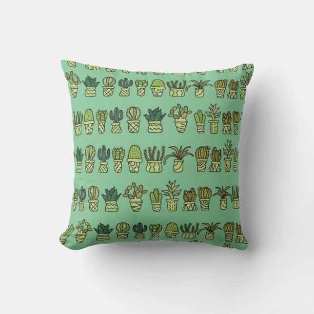 Coussin Collection dessinée à la main avec des gribouillis (Recto)