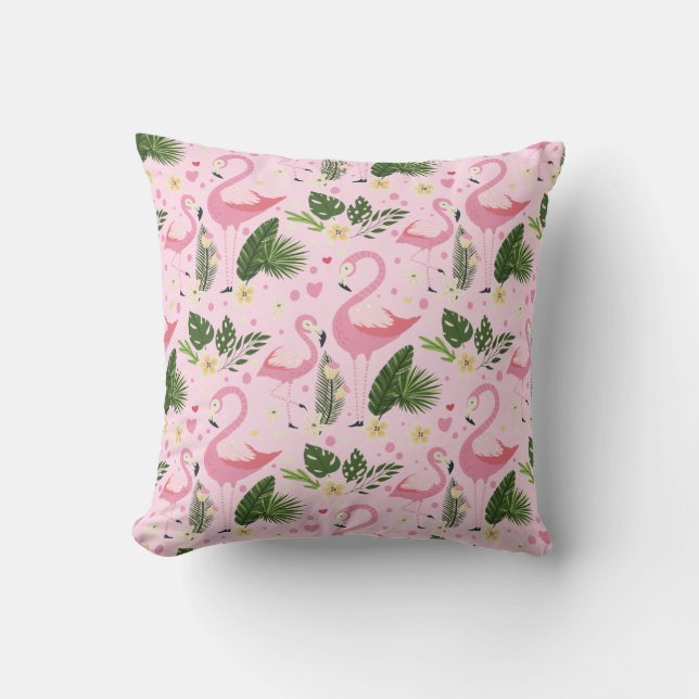 Coussin Collection Été Flamingo Un Design 8 (Recto)