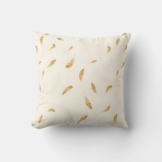 Coussin Collection Luxe Moderne Boho Feathers (Recto)