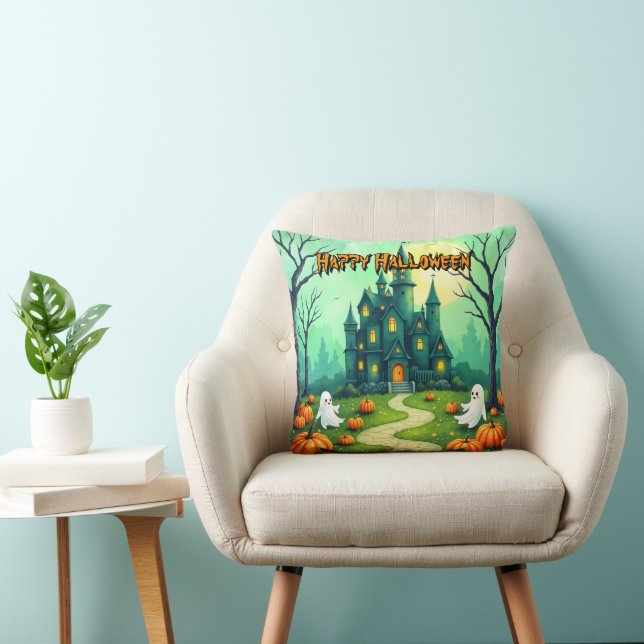 Coussin Collection Moderne Halloween Mignonne Épouvantable (Chaise)