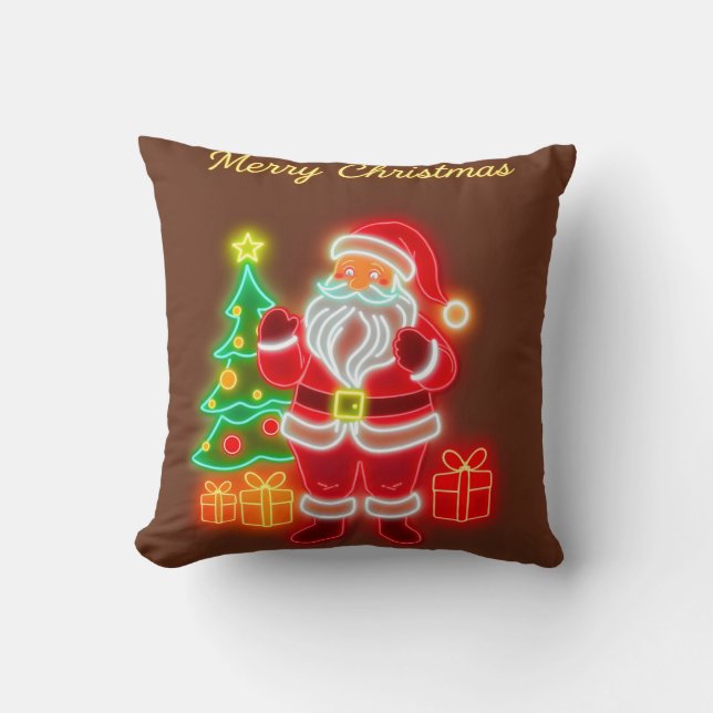 Coussin Collection Noël Moderne Neon (Recto)