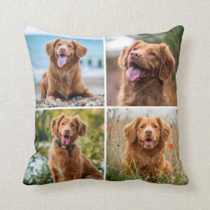 Coussin Collection photo moderne Chien blanc