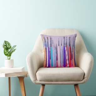 Coussin Collection Pinceau d'art à ongles