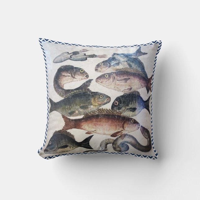 COUSSIN COLLECTION POMPÉII / POISSONS OCÉAN - ESPACE DE VI (Recto)