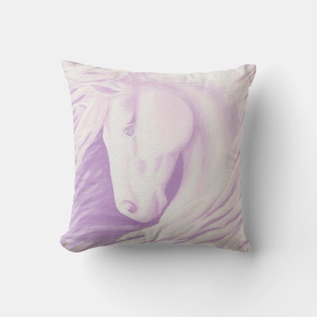 Coussin Collection rose de cheval (Recto)