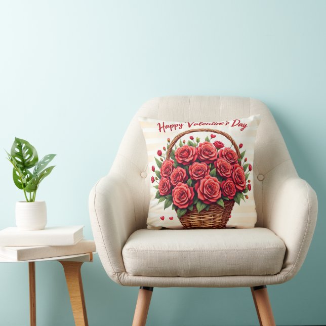 Coussin Collection Tendance Luxe Fleurie Amour Beau (Chaise)