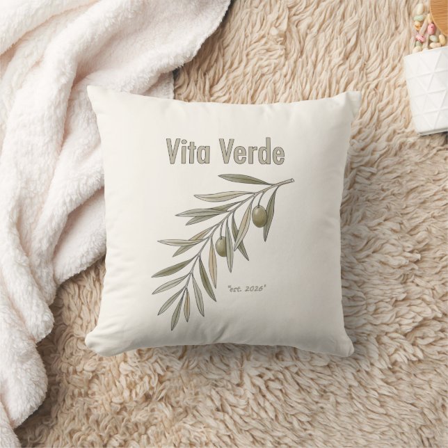 Coussin Collection Vita Verde Beige (Couverture)