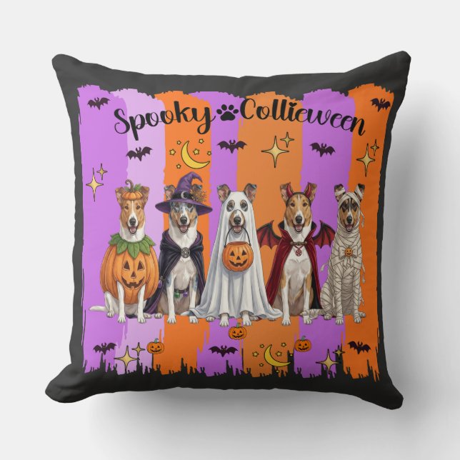Coussin Collies Halloween (Recto)