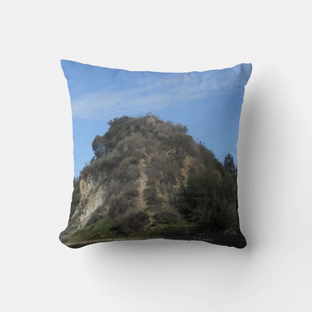 Coussin Colline à fourrure érodée sur le sentier Arroyo Se (Recto)