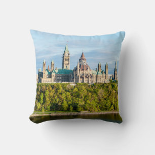 Coussin Colline du Parlement à Ottawa - Ontario, Canada