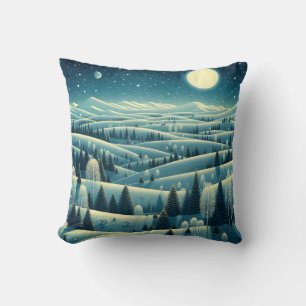 Coussin Collines d'hiver