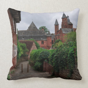 Coussin Collonges-La-Fard à joues, le carreau rouge de