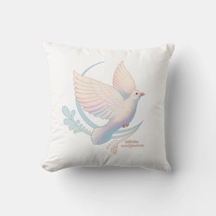 Coussin Colombe blanche