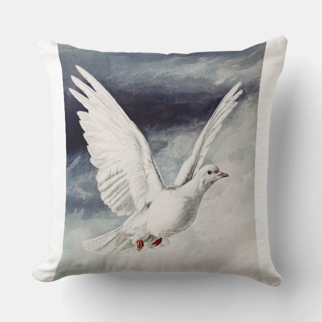 Coussin Colombe du Saint-Esprit Confirmation religieuse et (Recto)